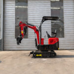 Мини багер HT10C – 1тон – изглед 2