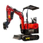 Мини багер HT10C – 1тон – изглед 3